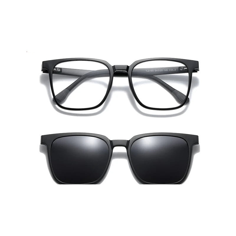 Vicky Unisex Full Rim Square Tr 90 Titanium Reading Glasses Tj2190