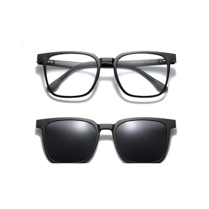 Vicky Unisex Full Rim Square Tr 90 Titanium Reading Glasses Tj2190