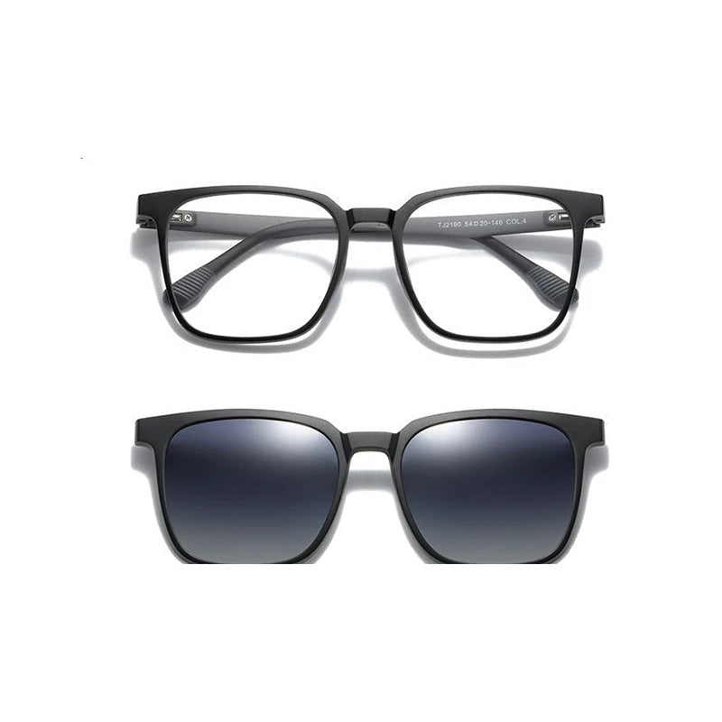 Vicky Unisex Full Rim Square Tr 90 Titanium Reading Glasses Tj2190