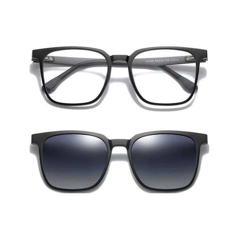 Vicky Unisex Full Rim Square Tr 90 Titanium Reading Glasses Tj2190