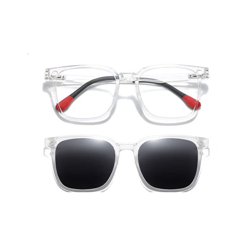 Vicky Unisex Full Rim Square Tr 90 Titanium Reading Glasses Tj2190