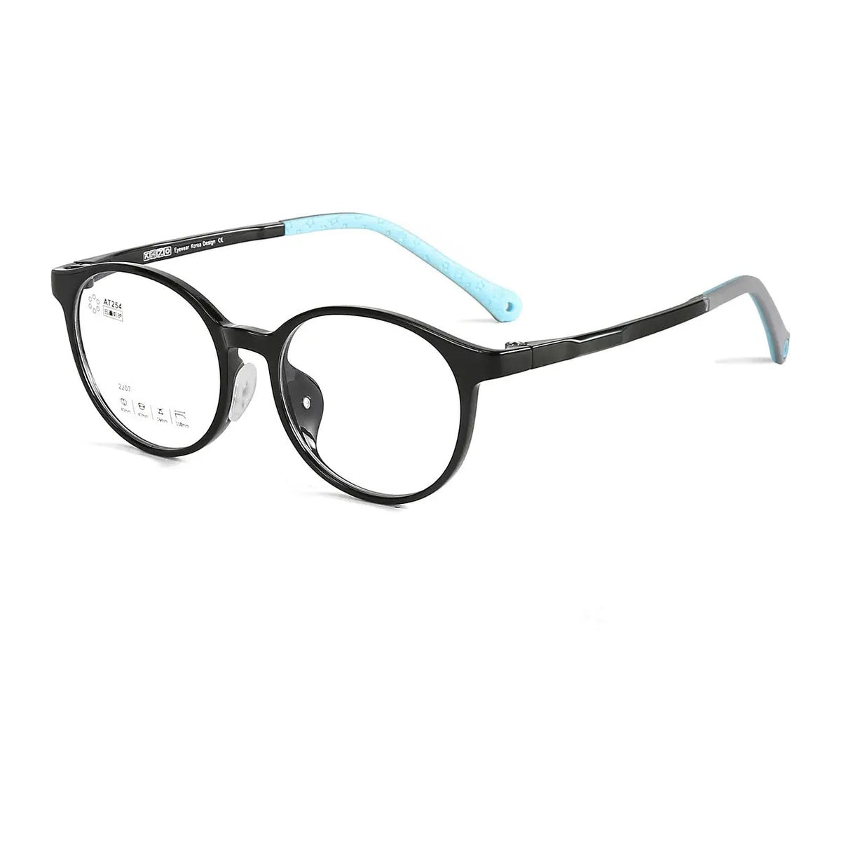 Vicky Unisex Children's Full Rim Round Tr 90 Titanium Eyeglasses 42207 - 2207-C1