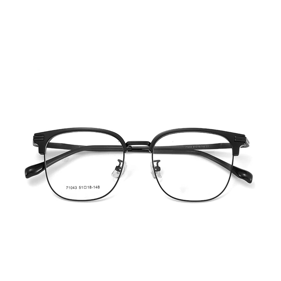 Vicky Unisex Full Rim Oval Square Tr 90 Alloy Reading Glasses 71043 - 71043-C1