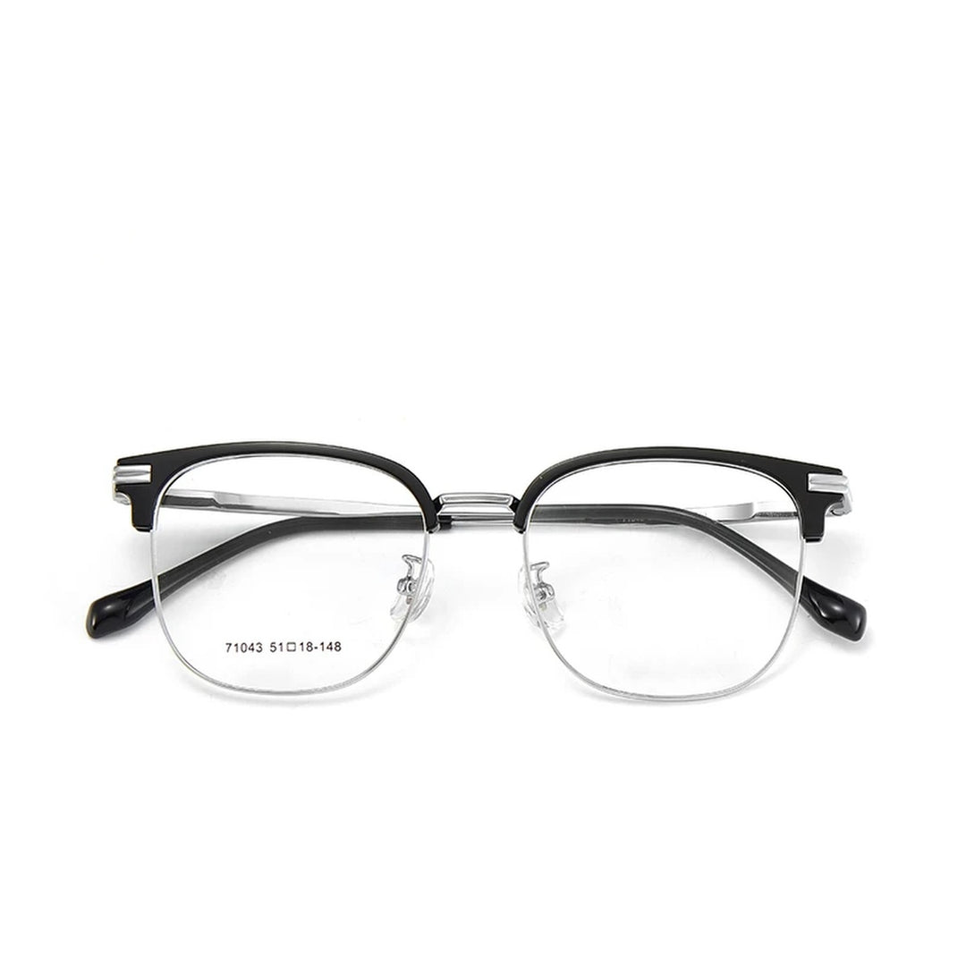 Vicky Unisex Full Rim Oval Square Tr 90 Alloy Reading Glasses 71043 - 71043-C13