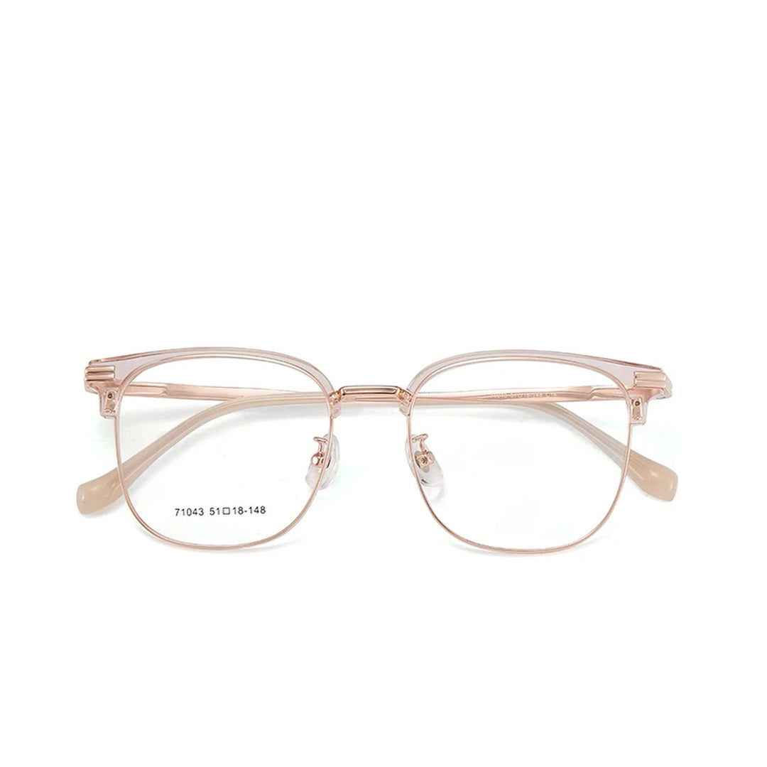 Vicky Unisex Full Rim Oval Square Tr 90 Alloy Reading Glasses 71043 - 71043-C16