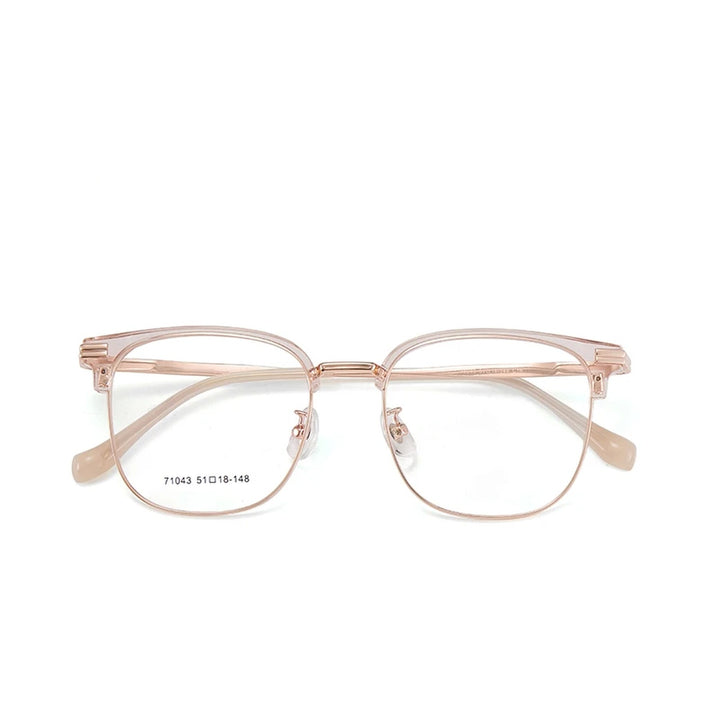 Vicky Unisex Full Rim Oval Square Tr 90 Alloy Reading Glasses 71043 - 71043-C16