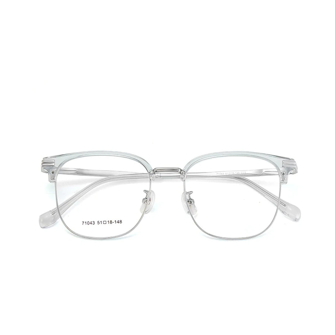 Vicky Unisex Full Rim Oval Square Tr 90 Alloy Reading Glasses 71043 - 71043-C23