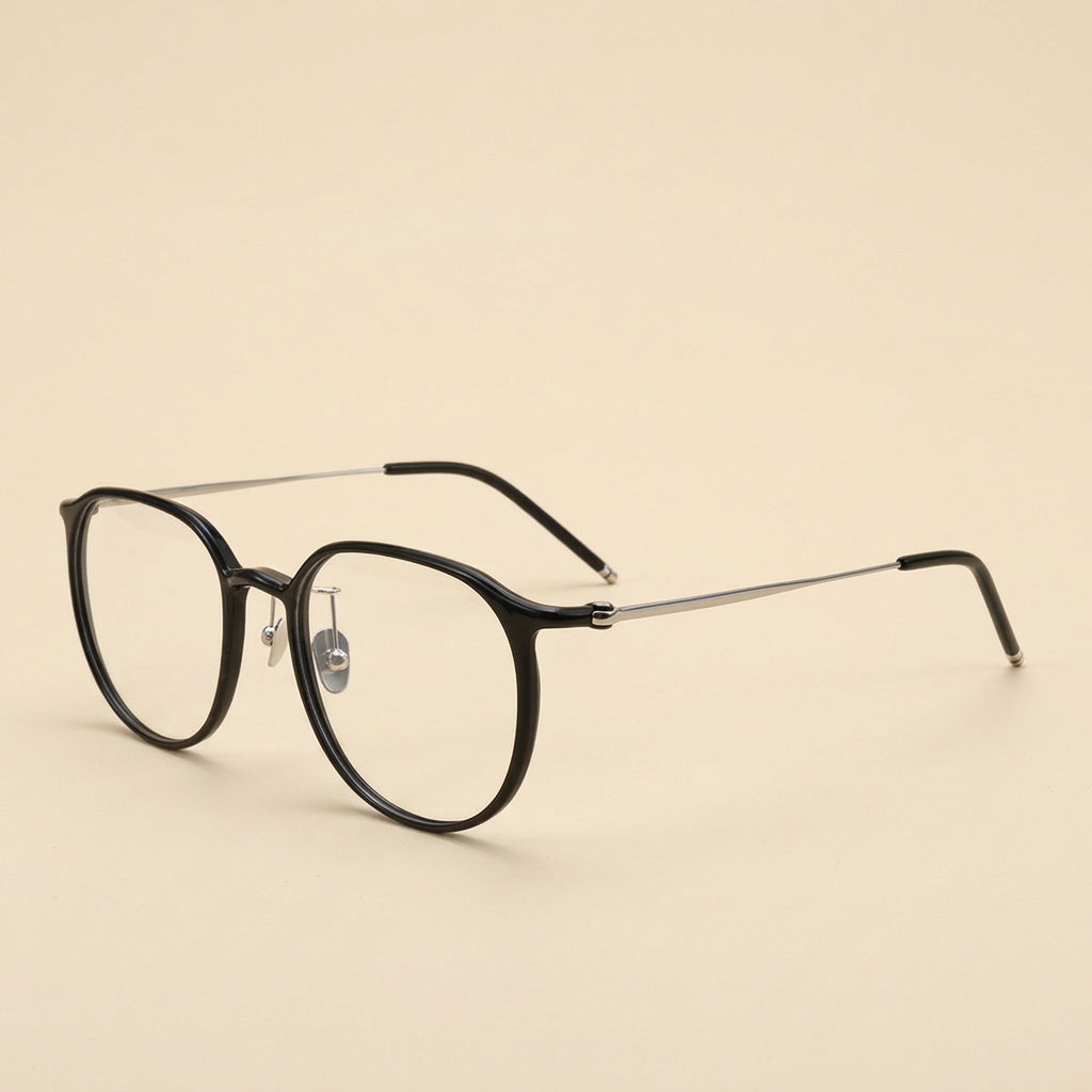 Vicky Unisex Full Rim Oval Square Tr 90 Titanium Reading Glasses 749104