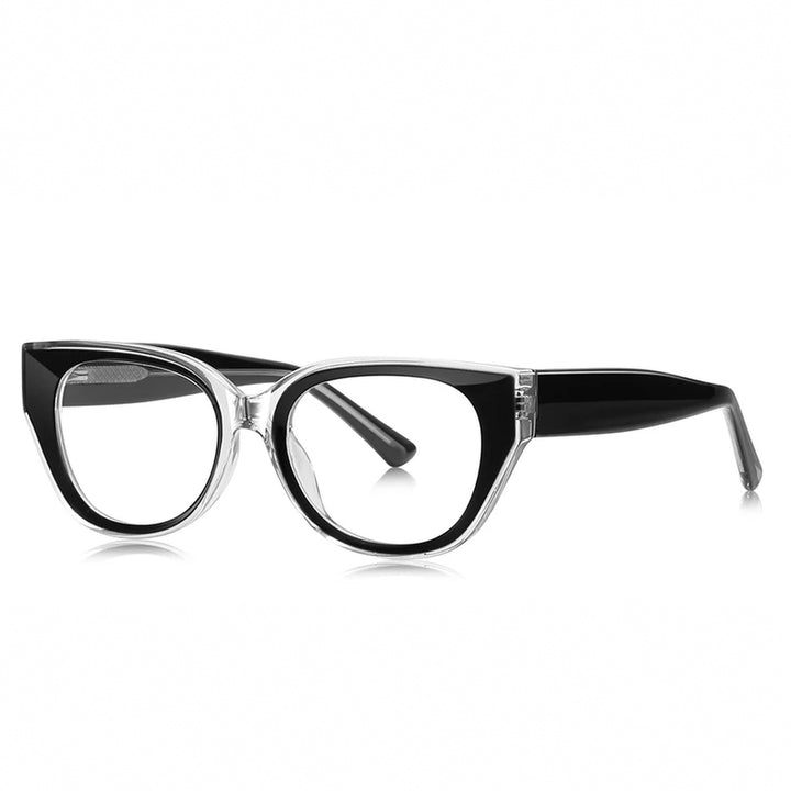 Vicky Unisex Full Rim Oval Tr 90 Titanium Reading Glasses 97020 - LS020-C2