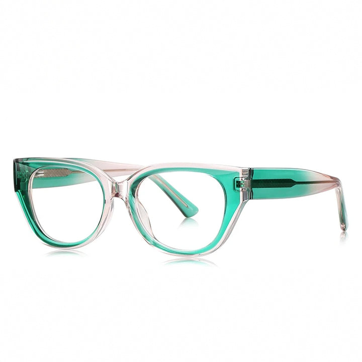 Vicky Unisex Full Rim Oval Tr 90 Titanium Reading Glasses 97020 - LS020-C3
