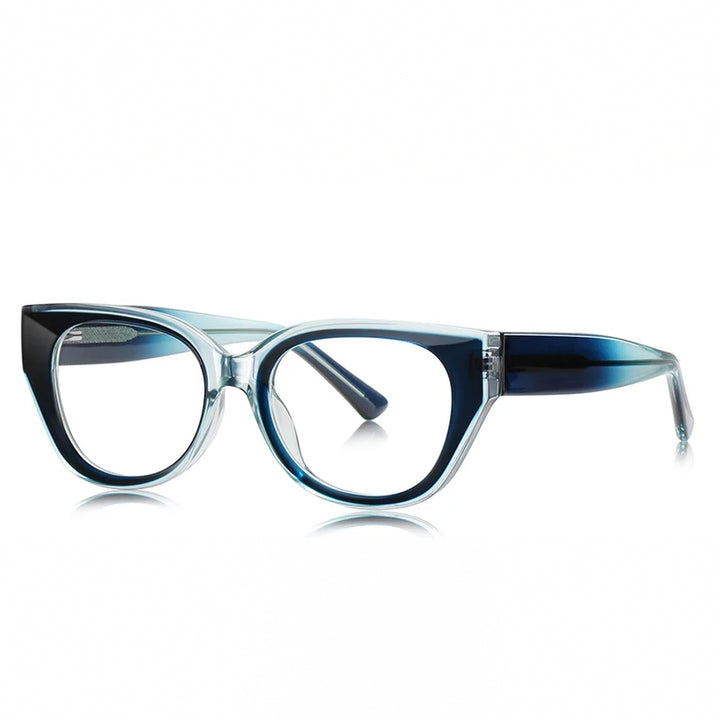 Vicky Unisex Full Rim Oval Tr 90 Titanium Reading Glasses 97020 - LS020-C4