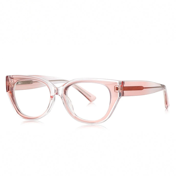 Vicky Unisex Full Rim Oval Tr 90 Titanium Reading Glasses 97020 - LS020-C5