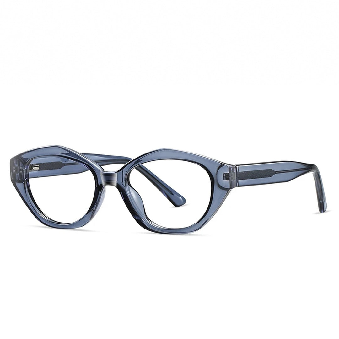 Vicky Unisex Full Rim Oval Tr 90 Titanium Reading Glasses 97029 - LS029-C4