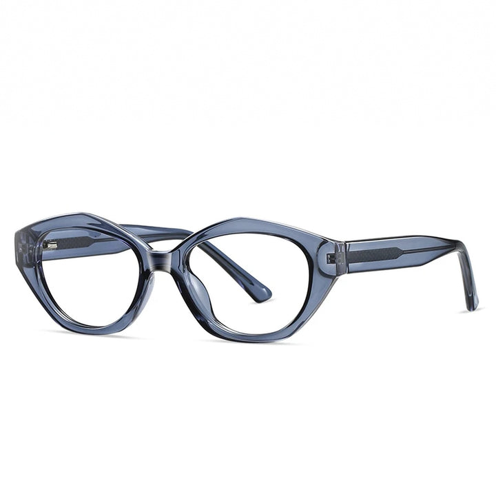 Vicky Unisex Full Rim Oval Tr 90 Titanium Reading Glasses 97029 - LS029-C4