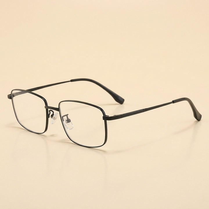 Vicky Unisex Full Rim Polygon Square Alloy Reading Glasses 308254