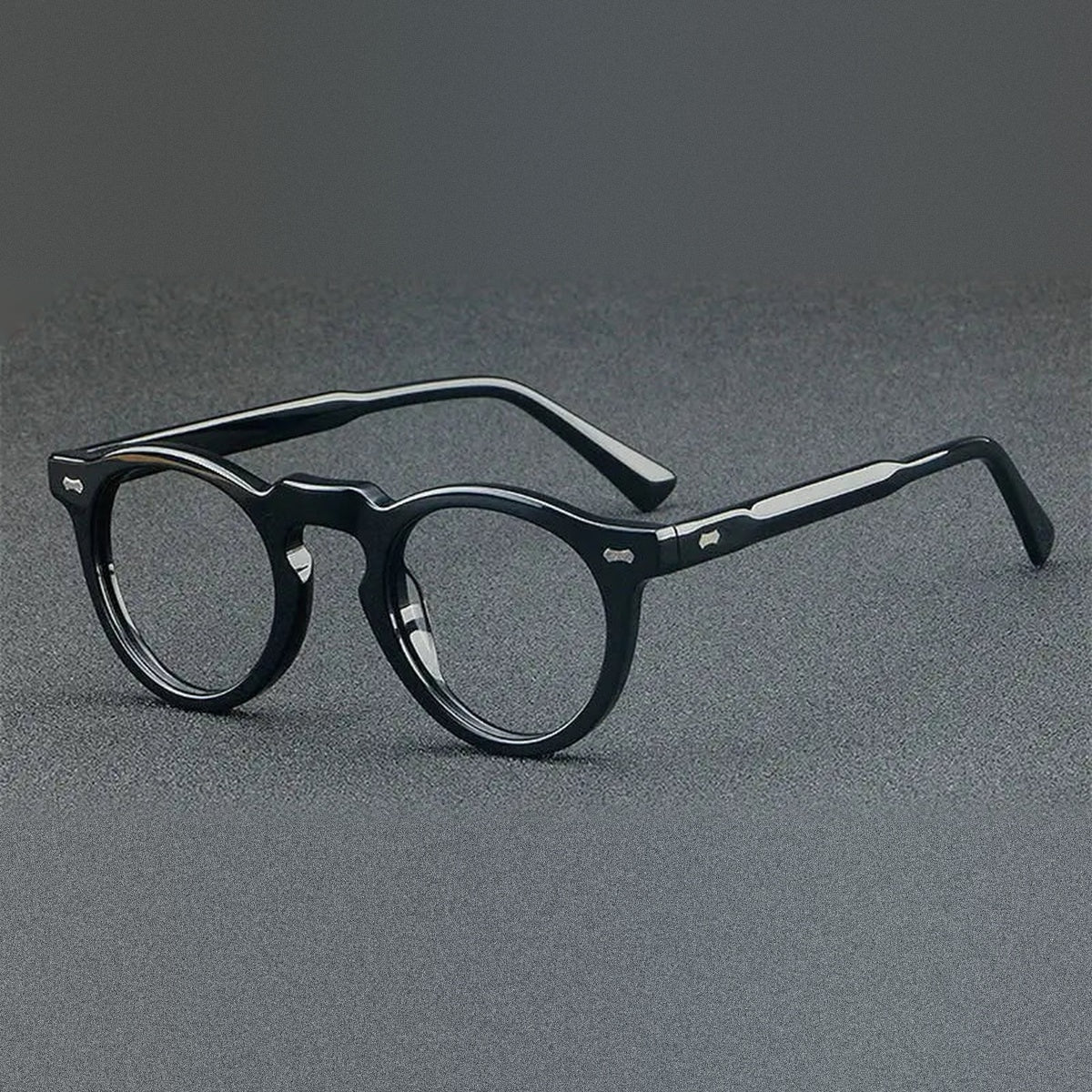Vicky Unisex Full Rim Round Acetate Reading Glasses 633128 - 1128-C1