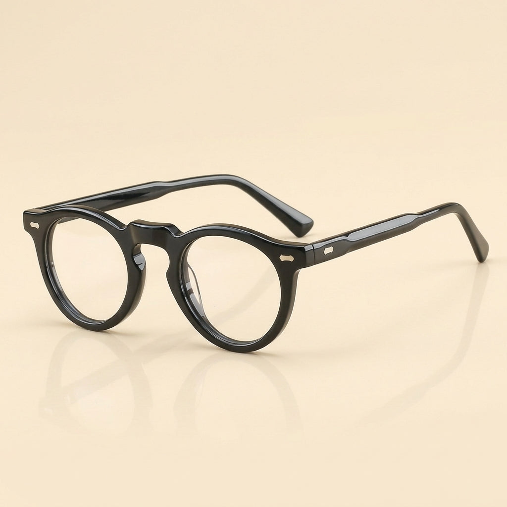 Vicky Unisex Full Rim Round Acetate Reading Glasses 633128