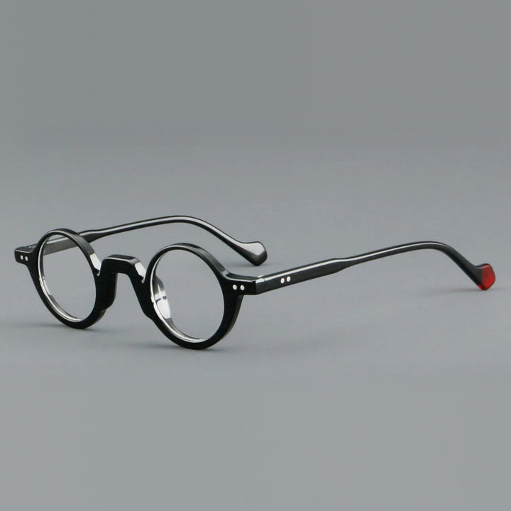 Vicky Unisex Full Rim Round Thick Acetate Reading Glasses 623202 - 23202-C1
