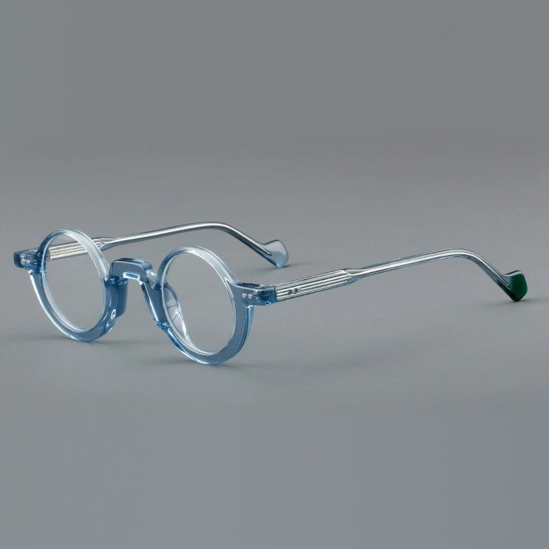Vicky Unisex Full Rim Round Thick Acetate Reading Glasses 623202 - 23202-C4