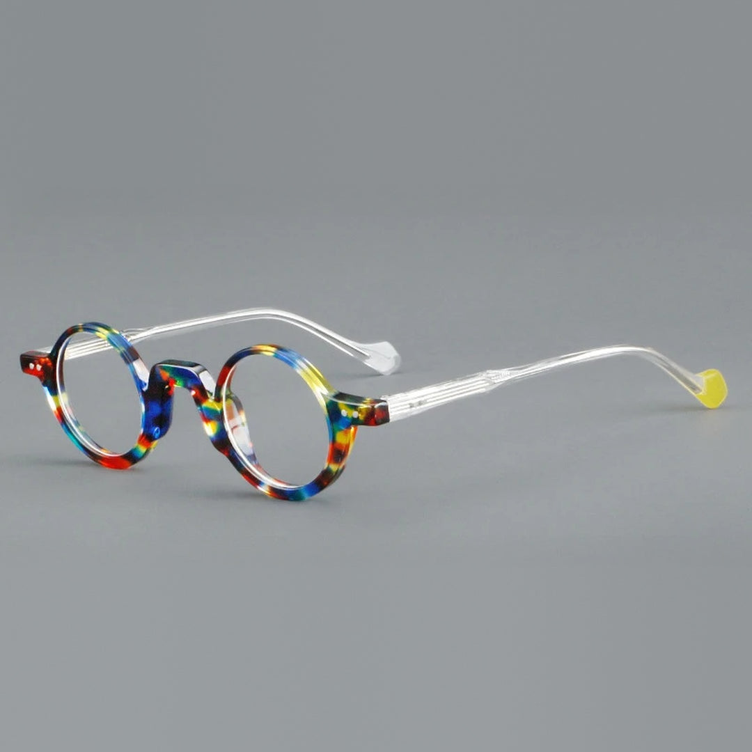 Vicky Unisex Full Rim Round Thick Acetate Reading Glasses 623202 - 23202-C6