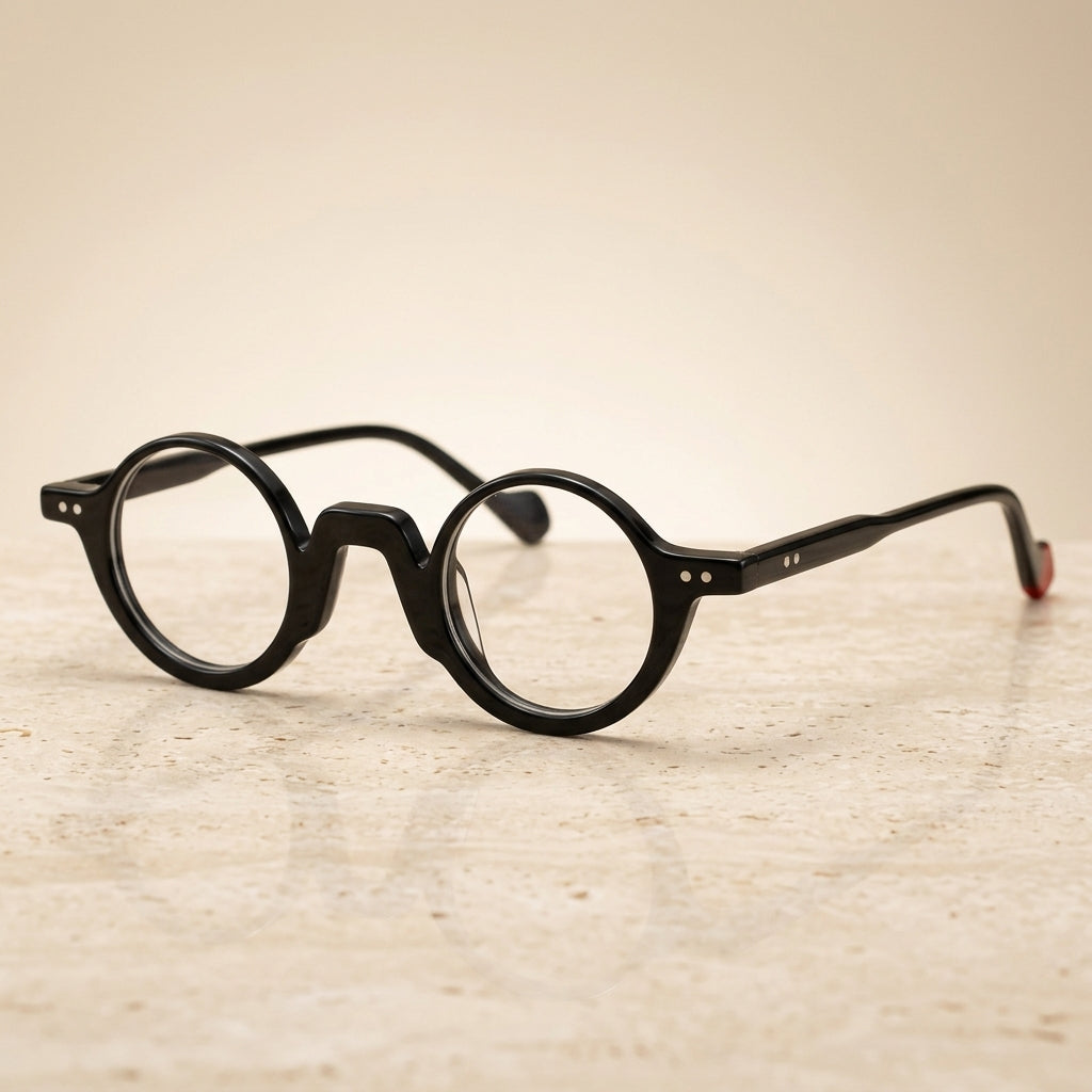 Vicky Unisex Full Rim Round Thick Acetate Reading Glasses 623202