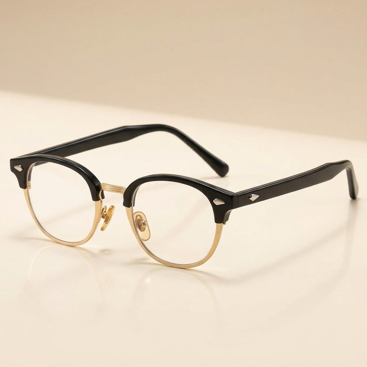 Vicky Unisex Full Rim Round Tr 90 Titanium Reading Glasses 10306