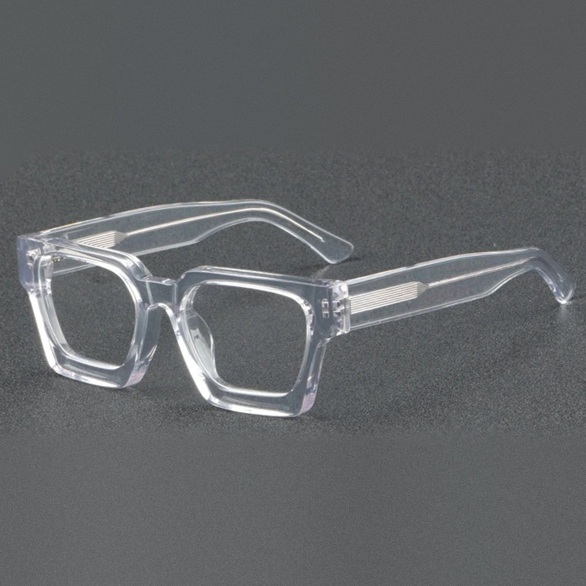 Vicky Unisex Full Rim Square Brow Line Acetate Reading Glasses 631439 - 1439-C3