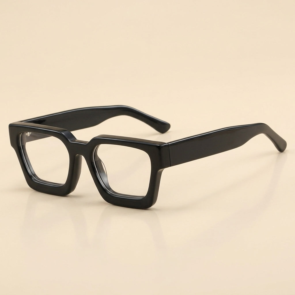 Vicky Unisex Full Rim Square Brow Line Acetate Reading Glasses 631439
