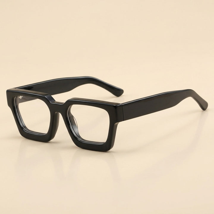 Vicky Unisex Full Rim Square Brow Line Acetate Reading Glasses 631439