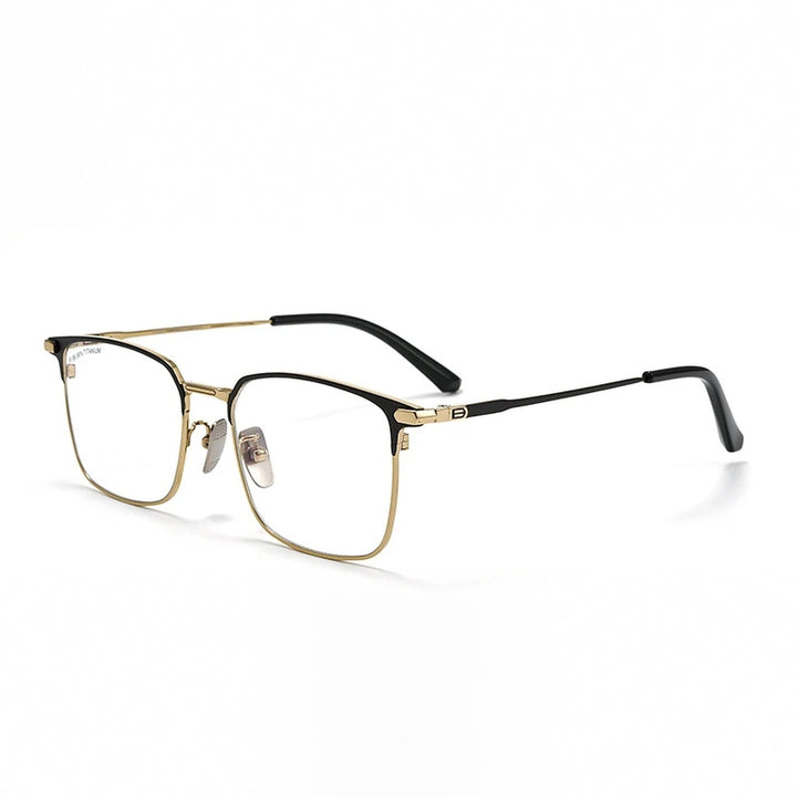 Vicky Unisex Full Rim Square Titanium Reading Glasses 80072 - 8007TS-C1
