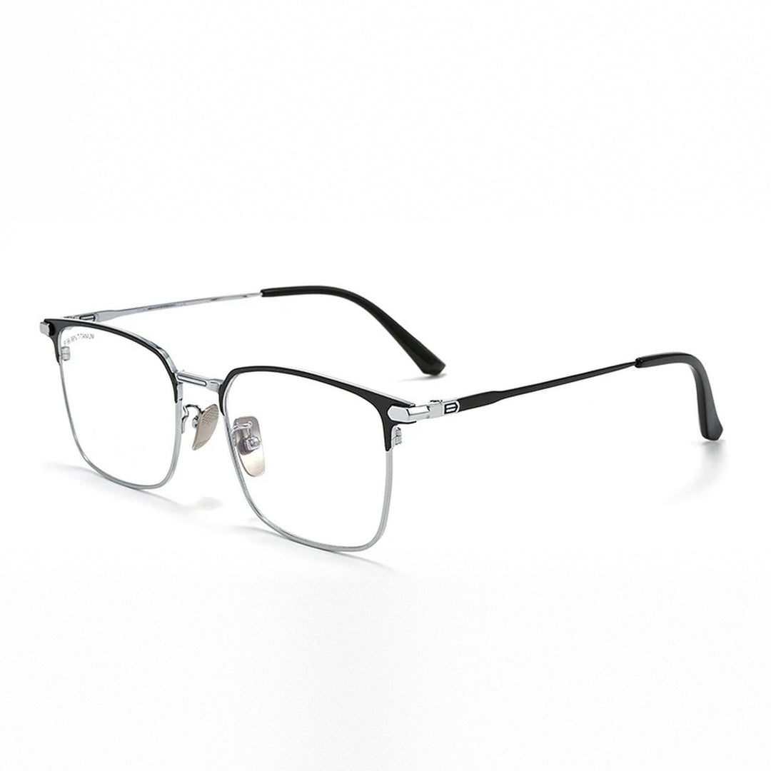 Vicky Unisex Full Rim Square Titanium Reading Glasses 80072 - 8007TS-C2