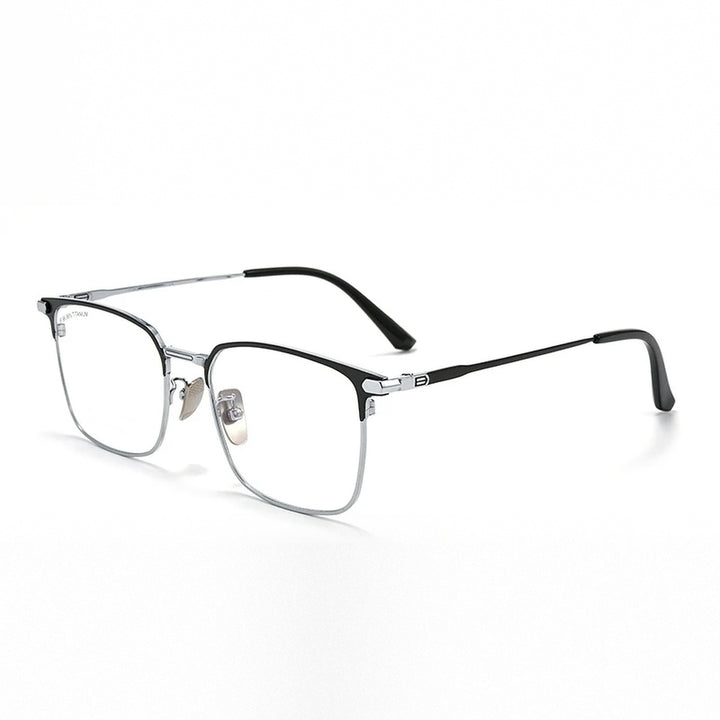 Vicky Unisex Full Rim Square Titanium Reading Glasses 80072 - 8007TS-C2