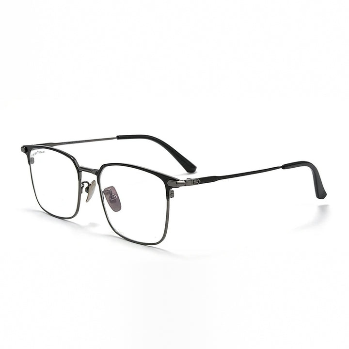 Vicky Unisex Full Rim Square Titanium Reading Glasses 80072 - 8007TS-C3