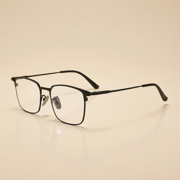 Vicky Unisex Full Rim Square Titanium Reading Glasses 80072