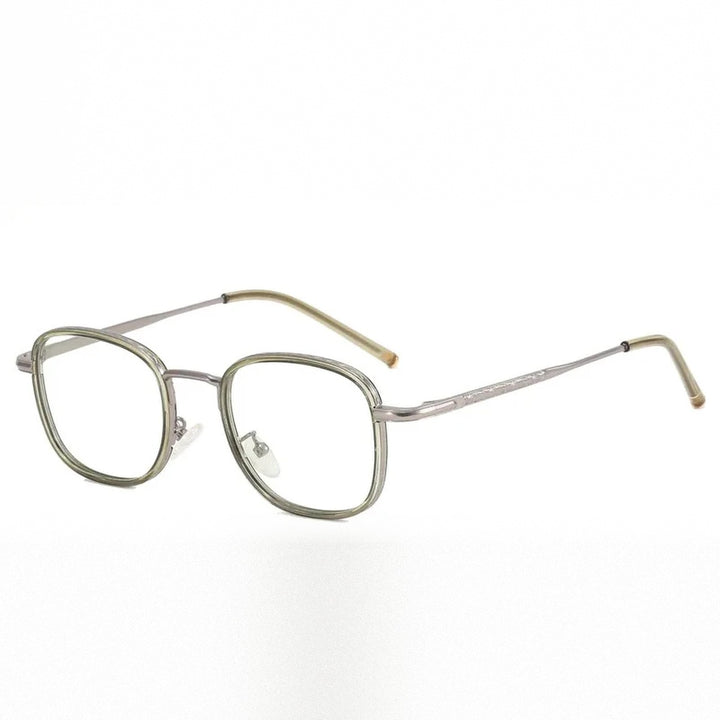 Vicky Unisex Full Rim Square Tr 90 Alloy Reading Glasses 10145 - 1014-greener