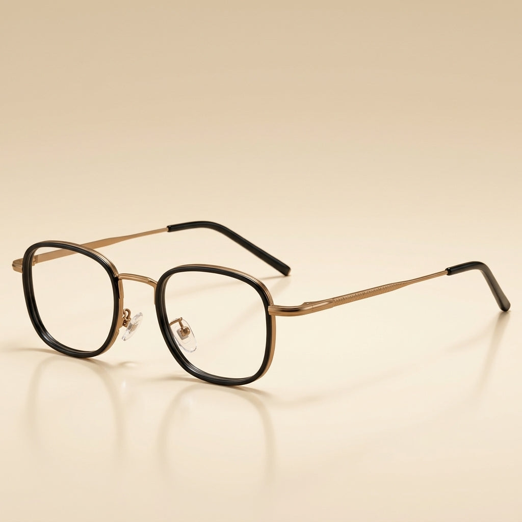 Vicky Unisex Full Rim Square Tr 90 Alloy Reading Glasses 10145