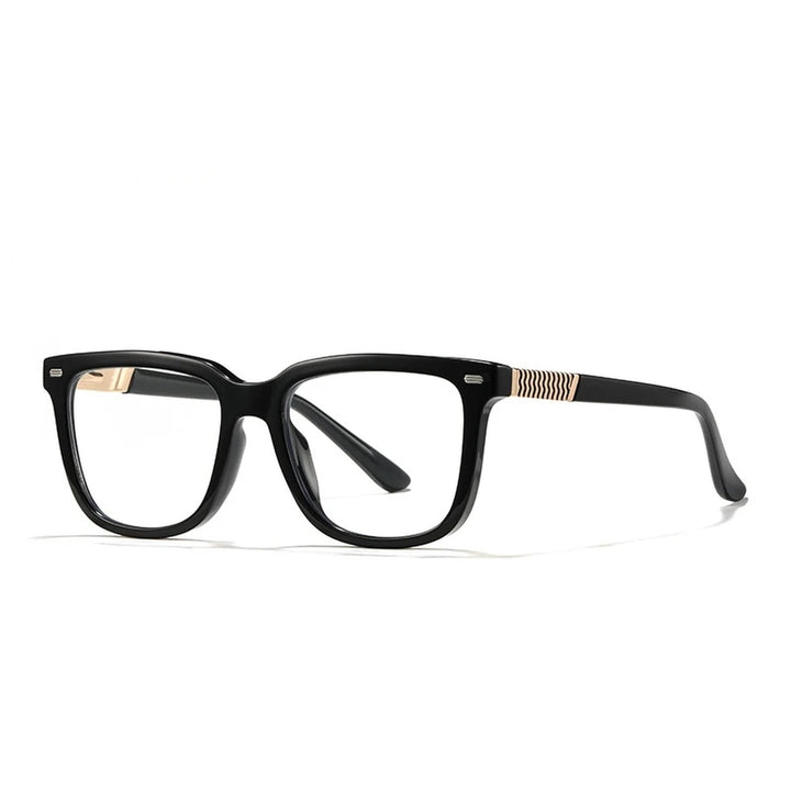 Vicky Unisex Full Rim Square Tr 90 Alloy Reading Glasses 360030 - 60030-C1