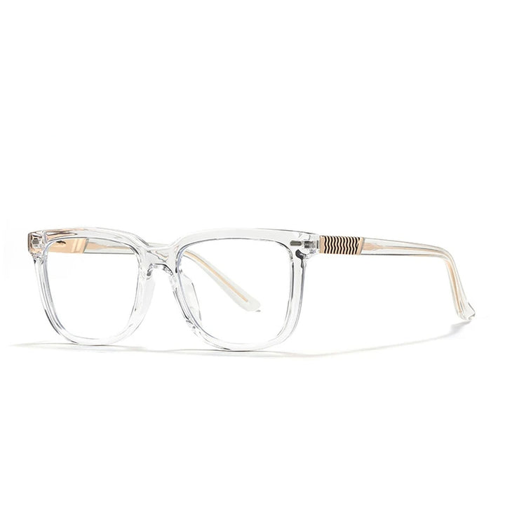 Vicky Unisex Full Rim Square Tr 90 Alloy Reading Glasses 360030 - 60030-C3