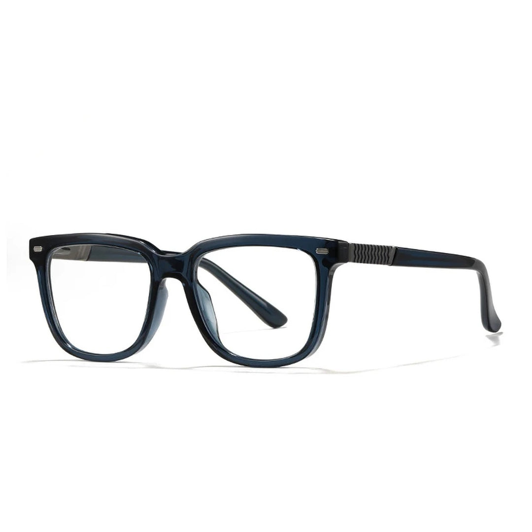 Vicky Unisex Full Rim Square Tr 90 Alloy Reading Glasses 360030 - 60030-C6