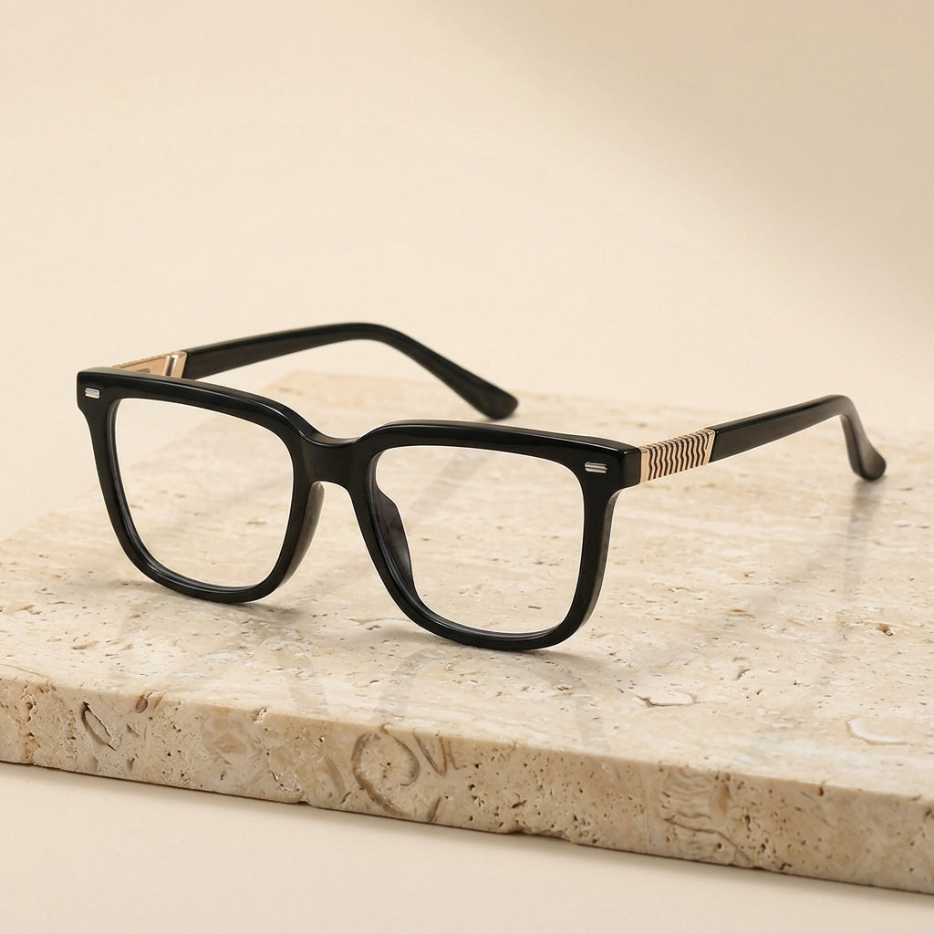 Vicky Unisex Full Rim Square Tr 90 Alloy Reading Glasses 360030