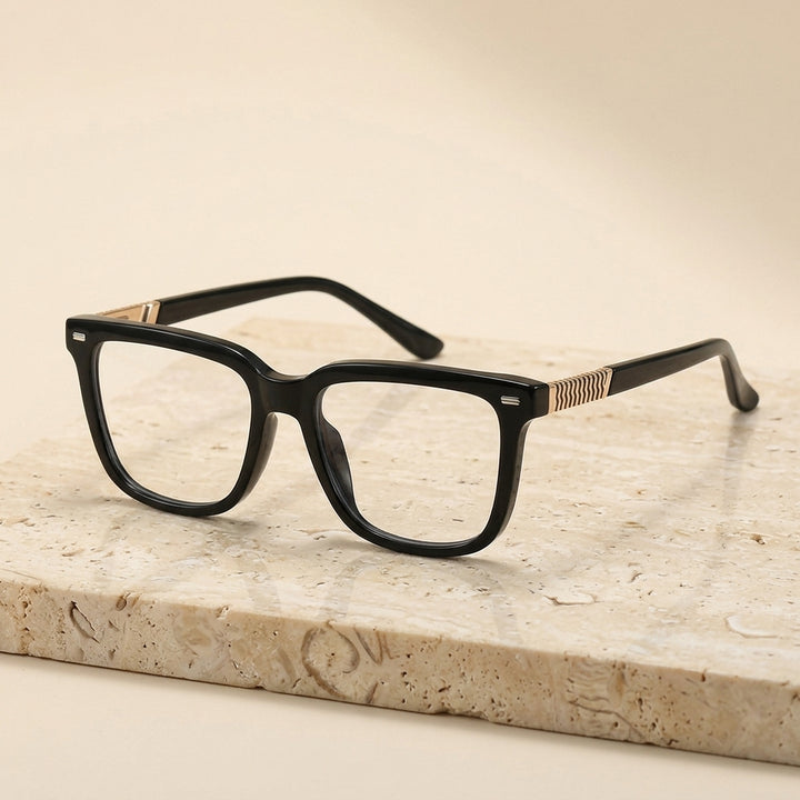 Vicky Unisex Full Rim Square Tr 90 Alloy Reading Glasses 360030
