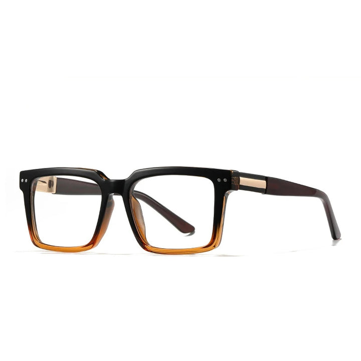 Vicky Unisex Full Rim Square Tr 90 Alloy Reading Glasses 360033 - 60033-C2