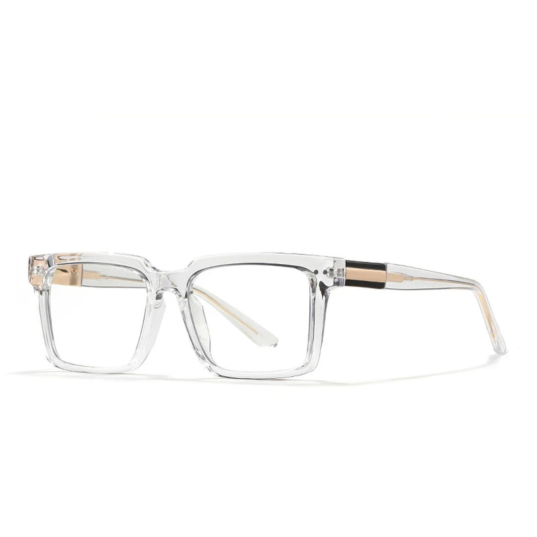 Vicky Unisex Full Rim Square Tr 90 Alloy Reading Glasses 360033 - 60033-C3