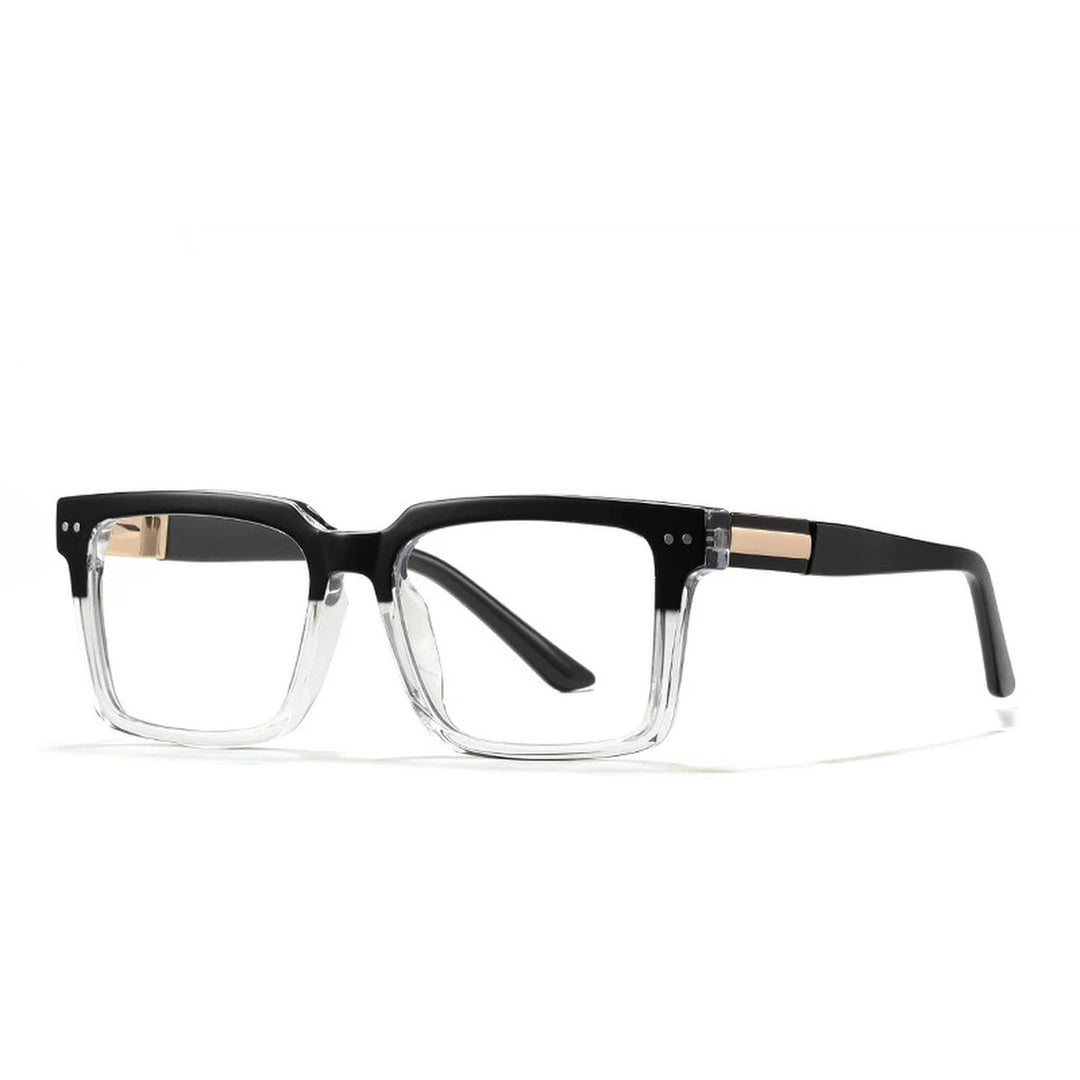 Vicky Unisex Full Rim Square Tr 90 Alloy Reading Glasses 360033 - 60033-C4