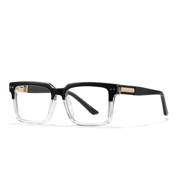 Vicky Unisex Full Rim Square Tr 90 Alloy Reading Glasses 360033 - 60033-C4