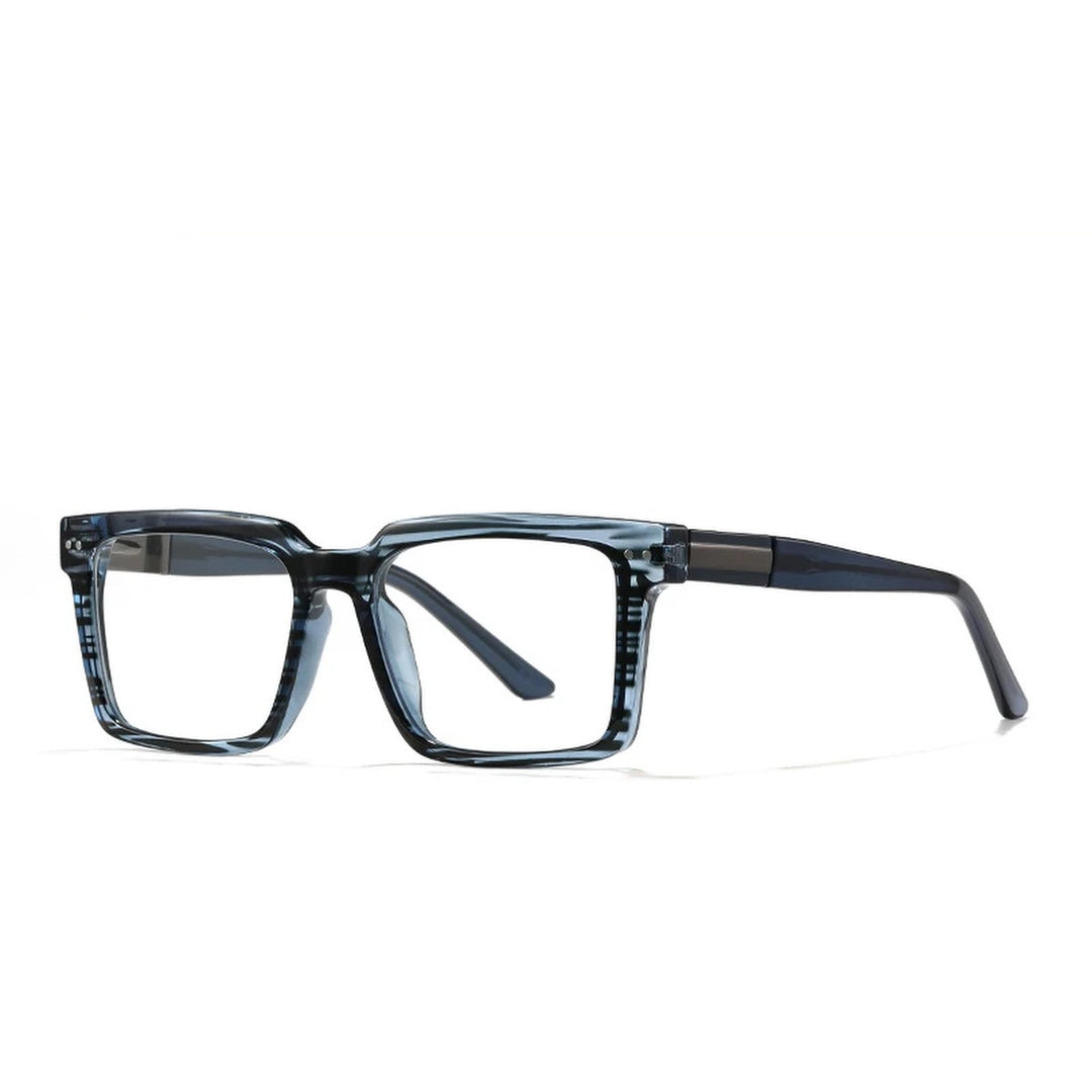Vicky Unisex Full Rim Square Tr 90 Alloy Reading Glasses 360033 - 60033-C6