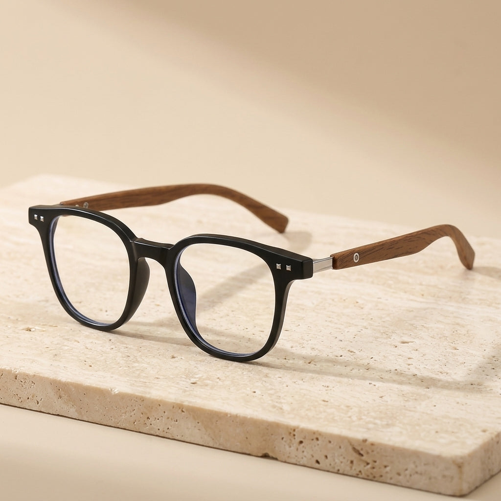 Vicky Unisex Full Rim Square Tr 90 Alloy Reading Glasses 622503