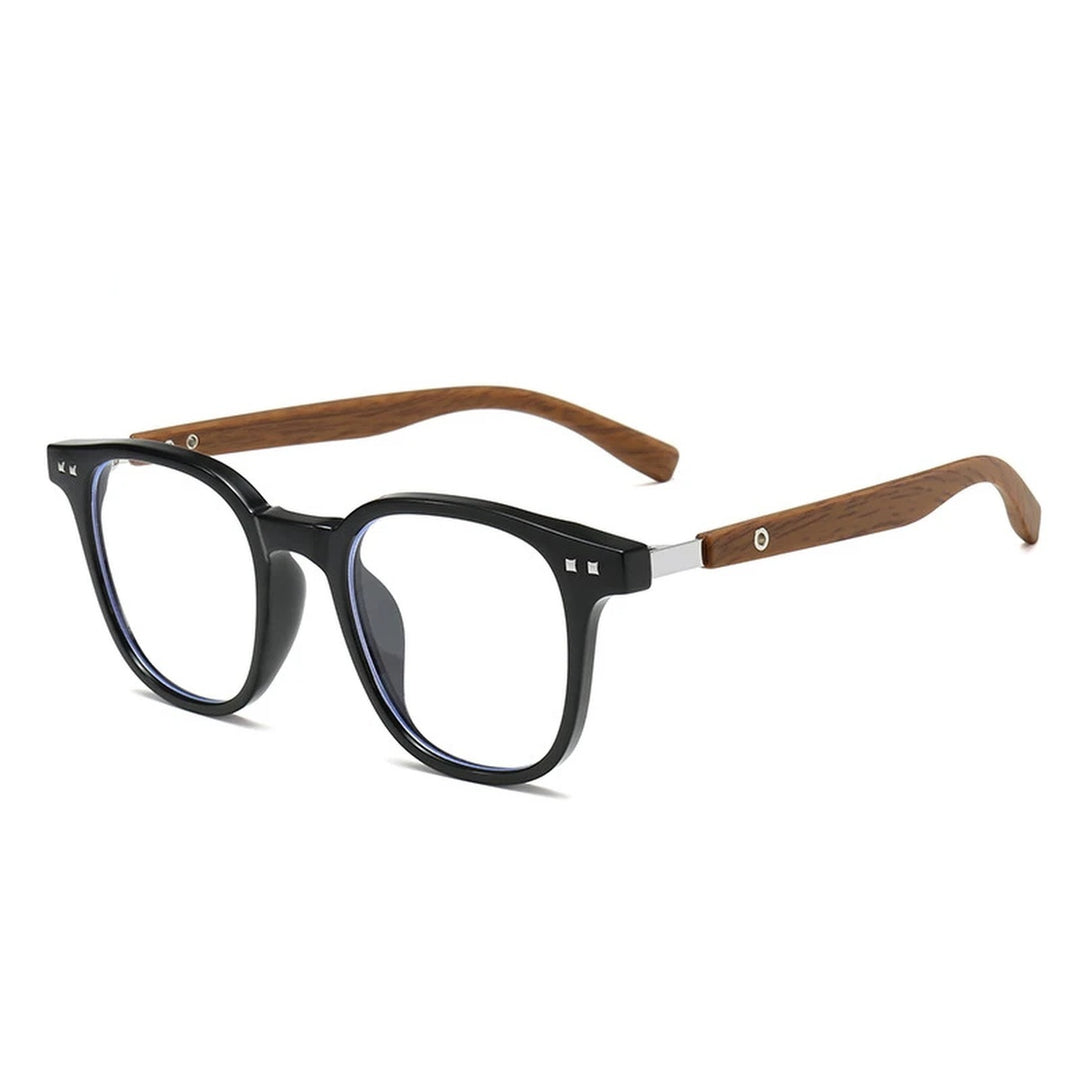 Vicky Unisex Full Rim Square Tr 90 Alloy Reading Glasses 622503 - HM503-C1