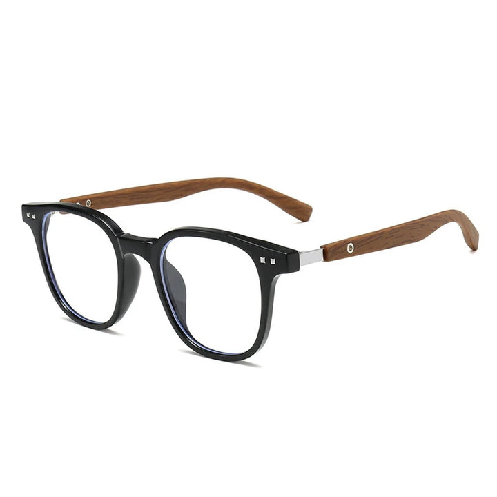 Vicky Unisex Full Rim Square Tr 90 Alloy Reading Glasses 622503 - HM503-C1