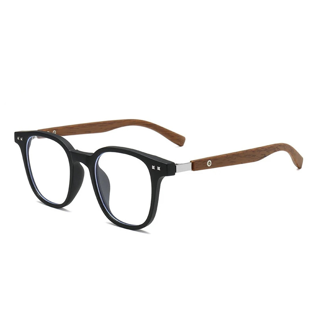 Vicky Unisex Full Rim Square Tr 90 Alloy Reading Glasses 622503 - HM503-C2-1